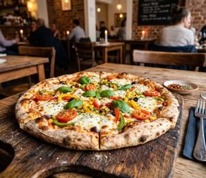 Margherita Classic Pizza (Self-Made Fresh Dough Base)