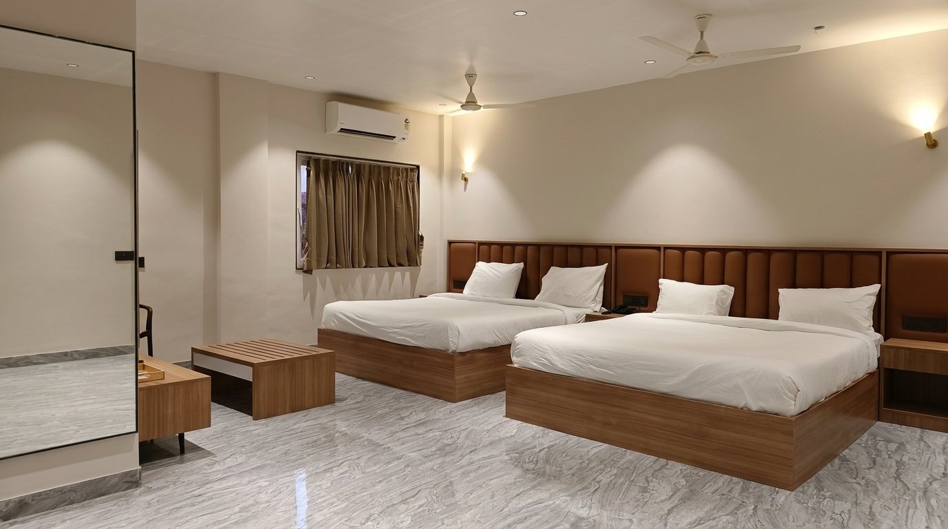 100% All AC Rooms & Lodging